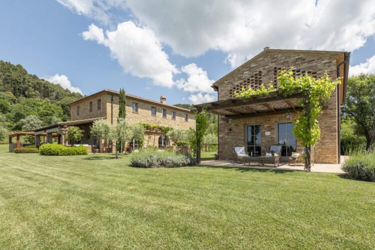 Farmhouse On The Hill Luxus Ferienhaus Toskana Mieten Außenbereich