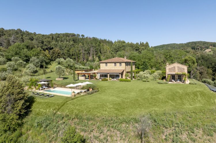 Farmhouse On The Hill Luxus Ferienhaus Toskana Mieten Garten