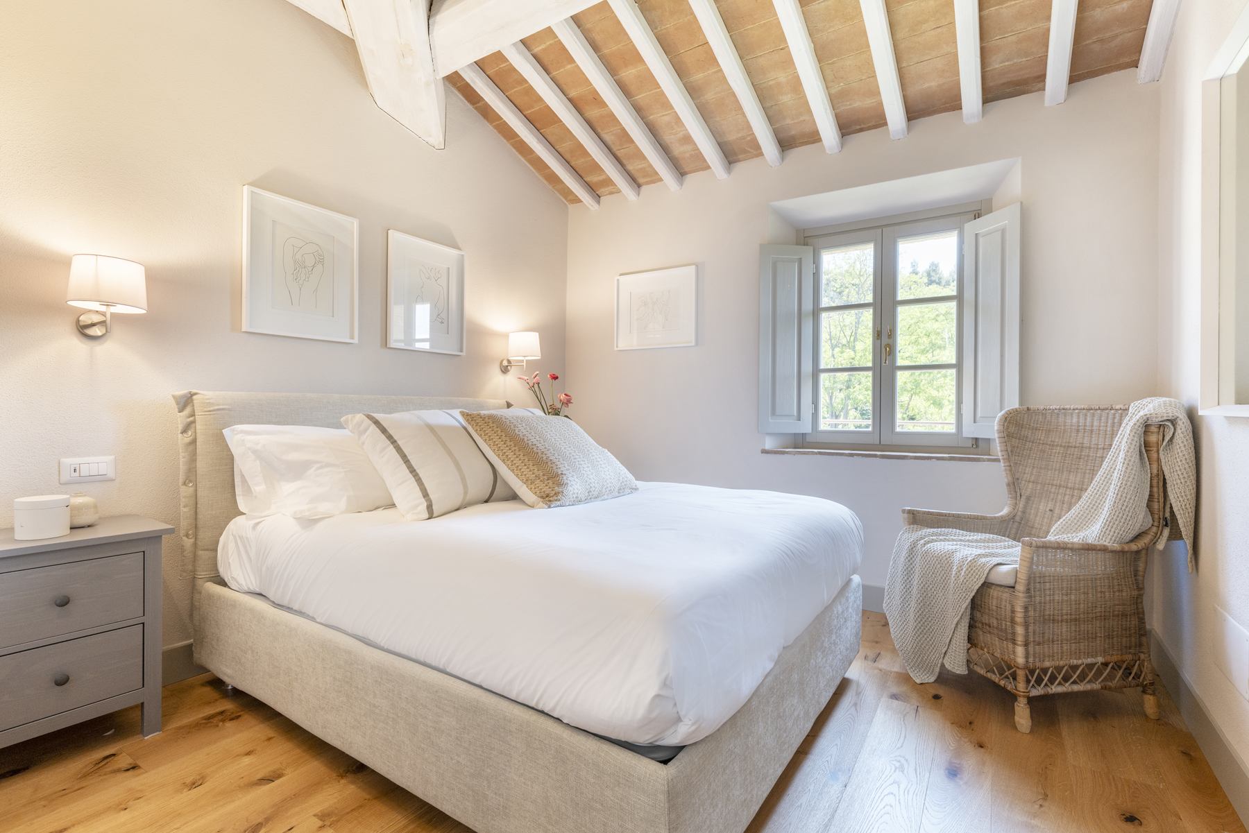 Farmhouse On The Hill Luxus Ferienhaus Toskana Mieten Schlafen