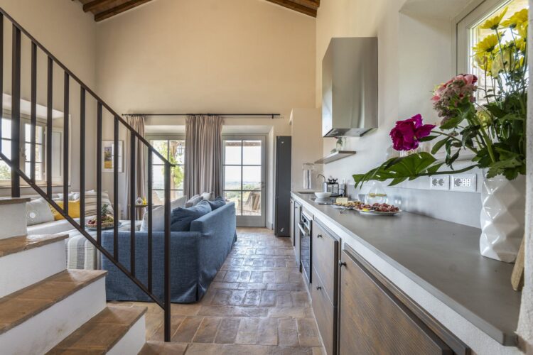 Farmhouse On The Hill Luxus Ferienhaus Toskana Mieten Treppe