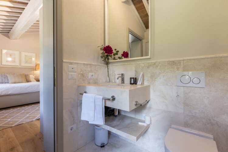 Farmhouse On The Hill Luxus Ferienhaus Toskana Mieten Ensuite Bad