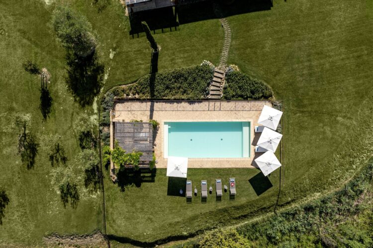 Farmhouse On The Hill Luxus Ferienvilla Toskana Mieten Drohne