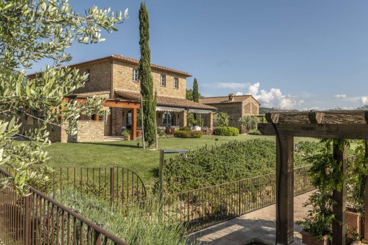 Farmhouse On The Hill Luxus Ferienvilla Toskana Mieten Eingang