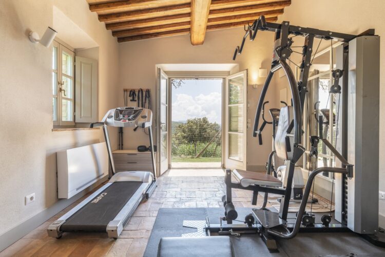 Farmhouse On The Hill Luxus Ferienvilla Toskana Mieten Gym