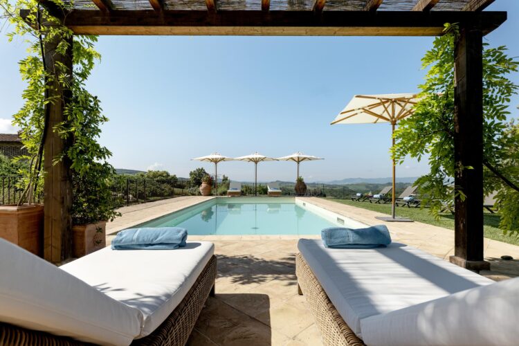 Farmhouse On The Hill Luxus Ferienvilla Toskana Mieten Liegen