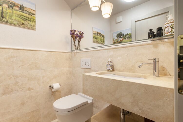 Farmhouse On The Hill Luxus Ferienvilla Toskana Mieten Wc