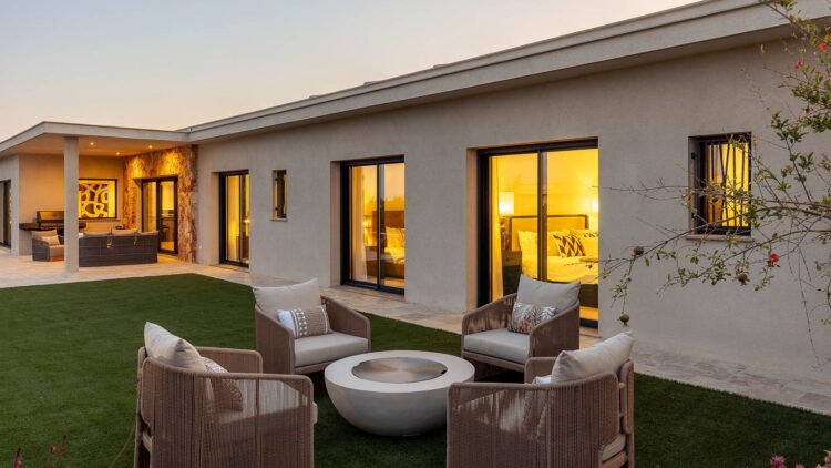 Faro Home Luxus Ferienhaus Algarve Portugal Mieten Abend