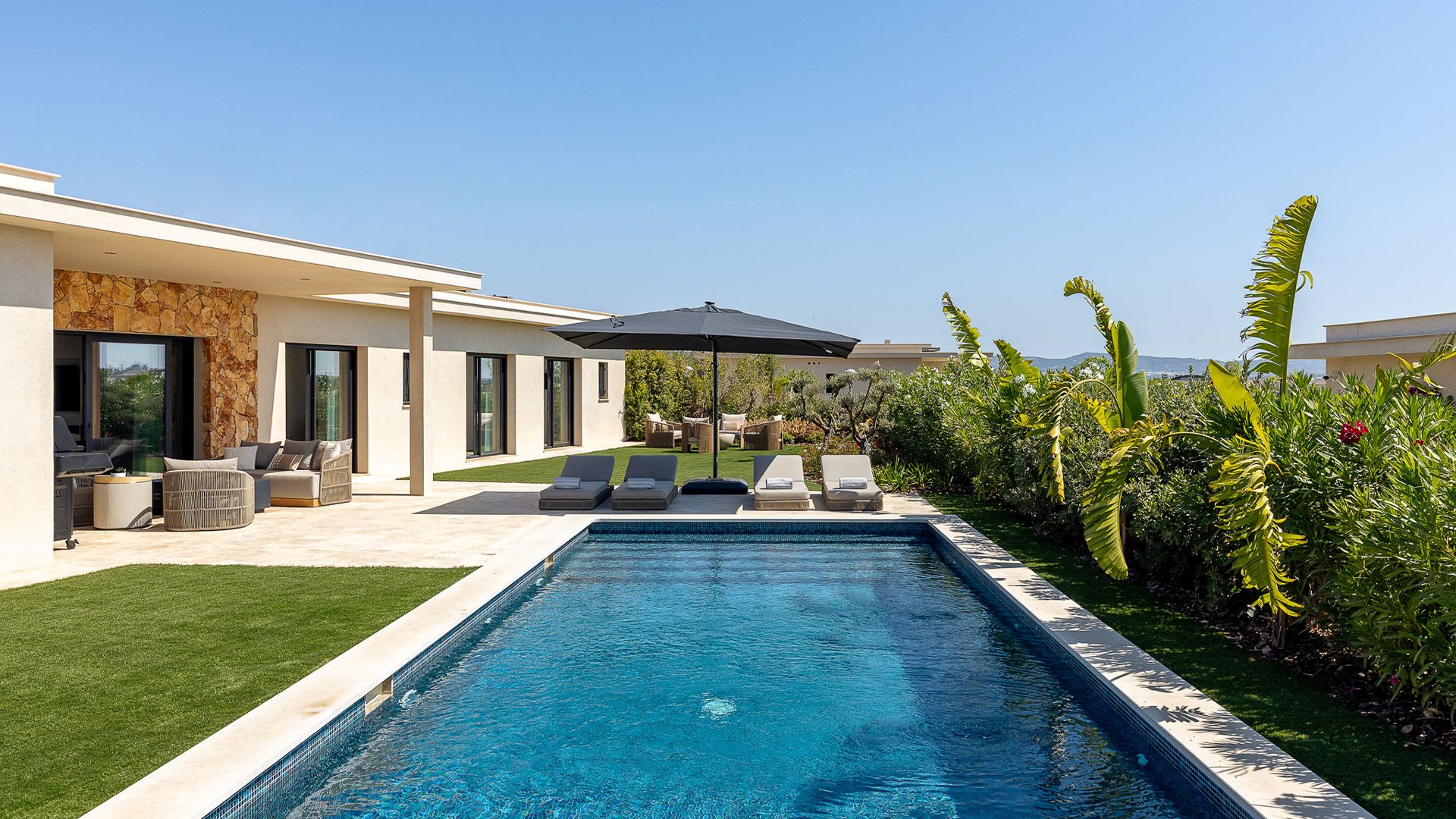 Faro Home Luxus Ferienhaus Algarve Portugal Mieten Pool