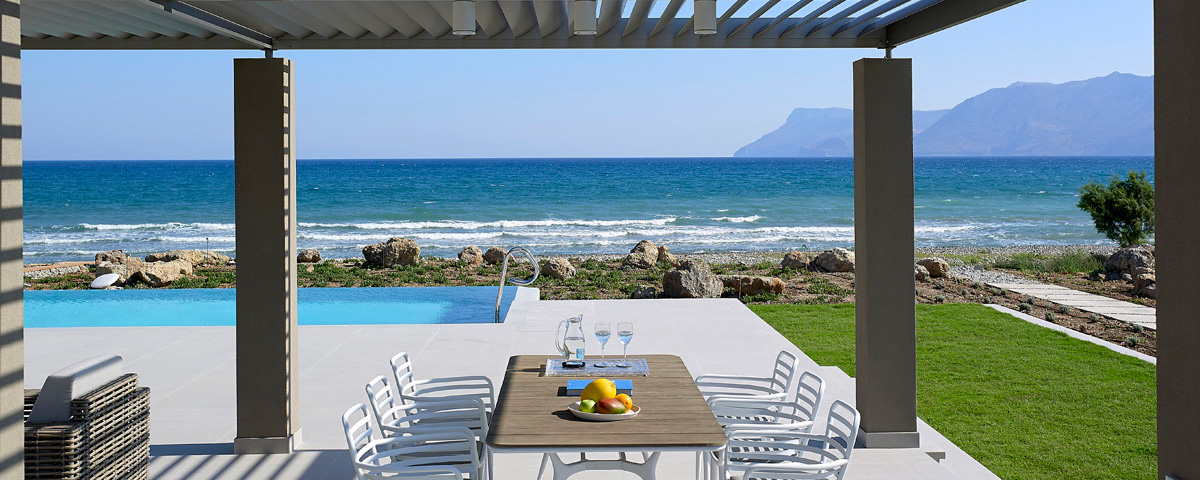 Ferienhaus Kreta Am Meer - Beachfront Villa Korfalonas
