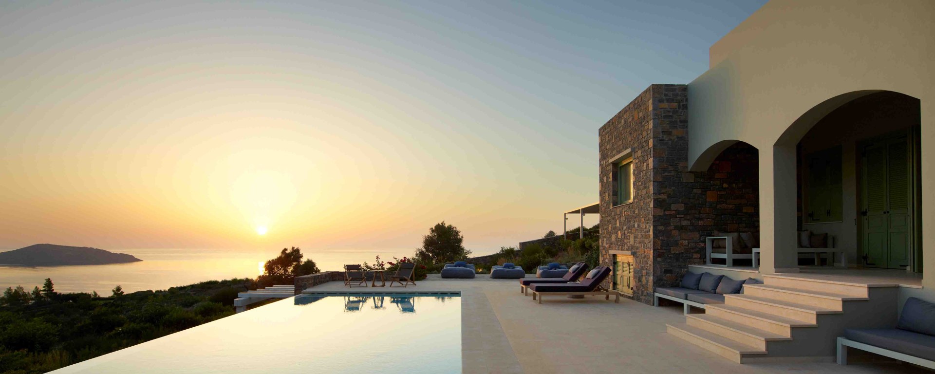 modernes Ferienhaus mit Meerblick Kreta
