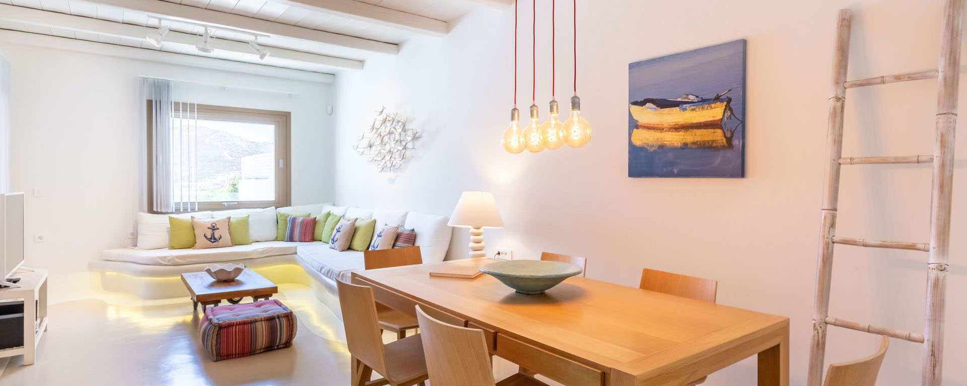 exklusives Ferienhaus Mykonos mit Meerblick