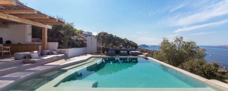 Mykonos moderne Villa mit Pool mieten