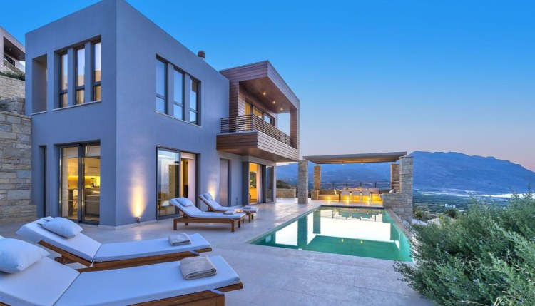 Ferienhaus Auf Kreta Mieten - Hillside Villa Kissamos