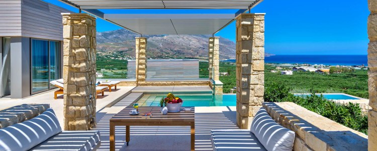 Villa mit Pool auf Kreta mieten - Little Vista Villa Crete