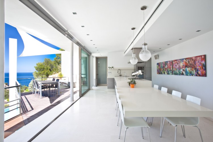 Design Ferienhaus Ibiza mit Meerblick