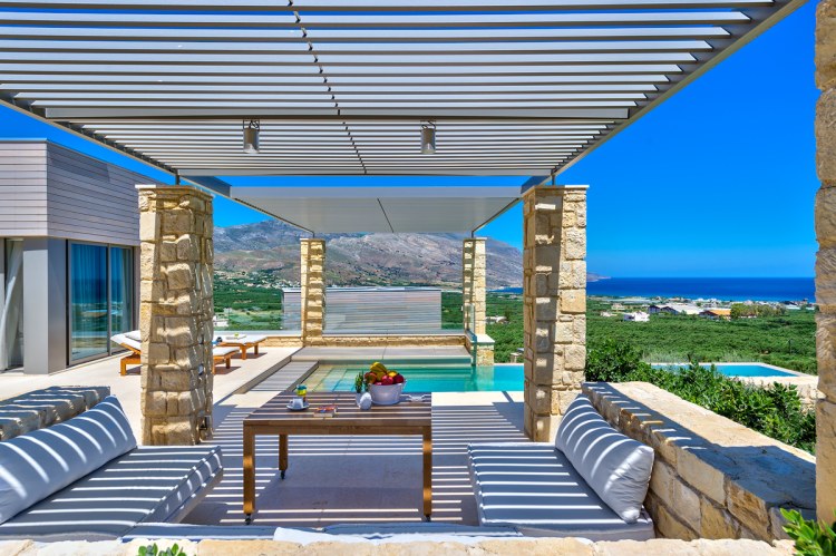 Kreta moderne Ferienvilla mieten - Little Vista Villa Crete