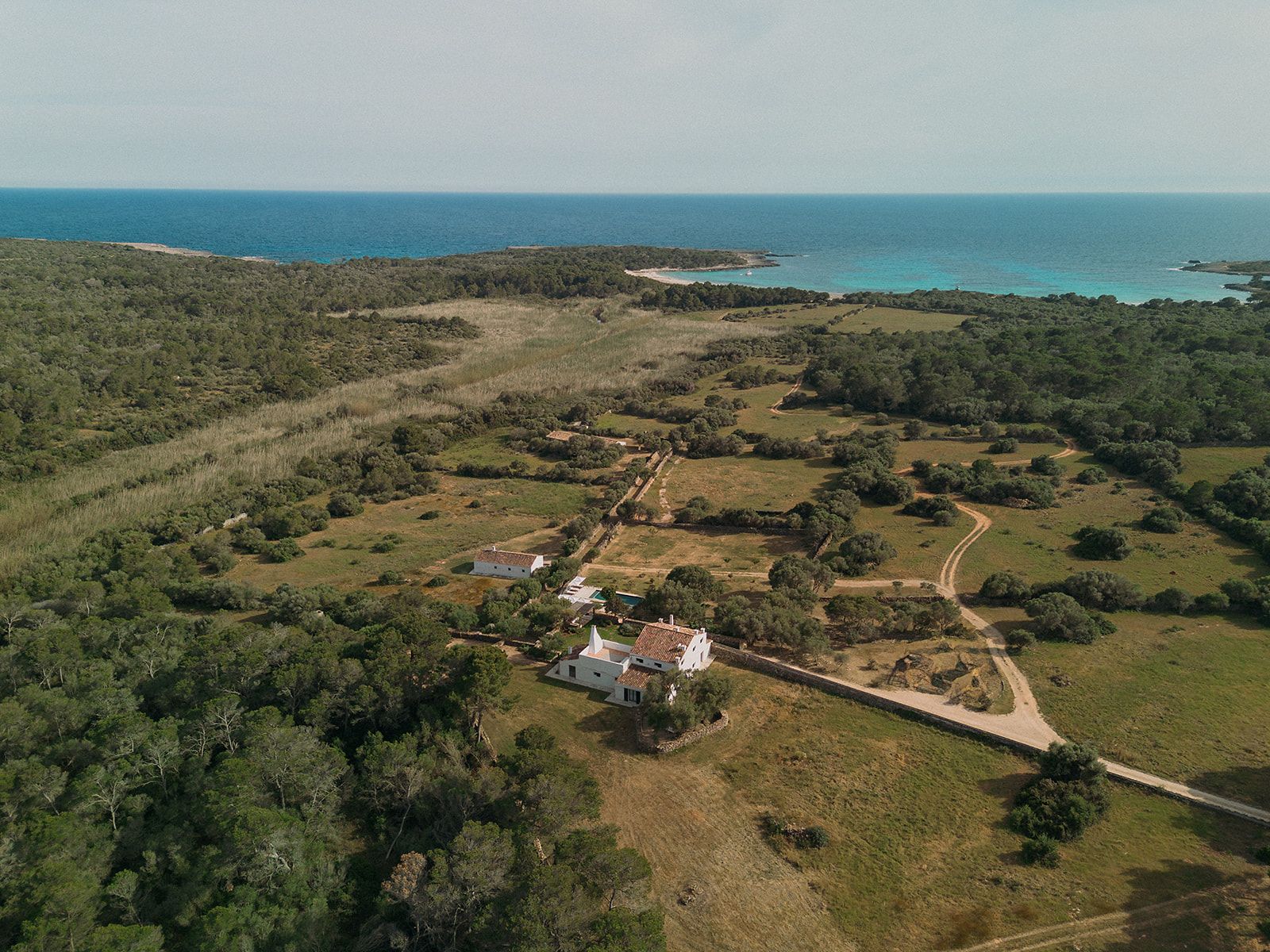 Finca Ciutadella Luxus Ferienhaus Aud Menorca Mieten Drohne