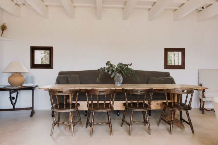 Finca Ciutadella Luxus Ferienhaus Aud Menorca Mieten Esstisch