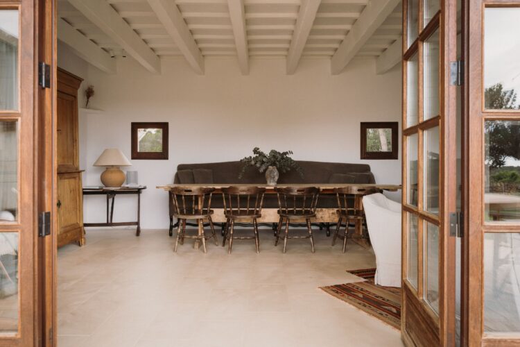 Finca Ciutadella Luxus Ferienhaus Aud Menorca Mieten Esszimmer