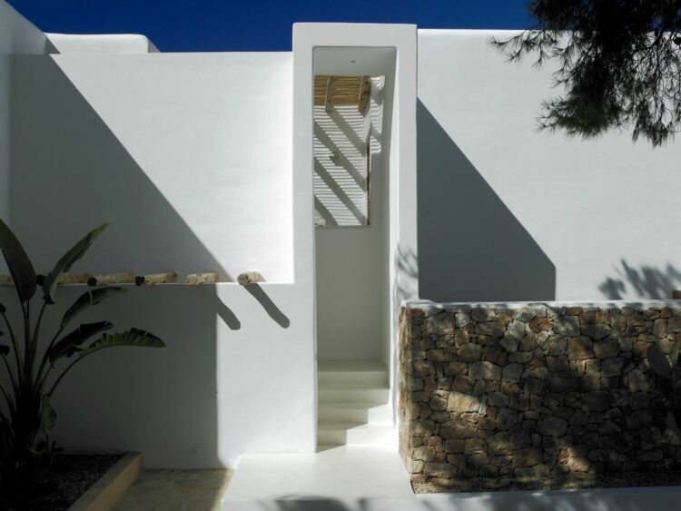 Finca Ethno Mar Exklusives Ferienhaus Mit Meerblick Ibiza Außenfassade