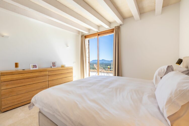 Finca Mariluz Luxus Ferienhaus Mallorca Modernes Doppelschlafzimmer