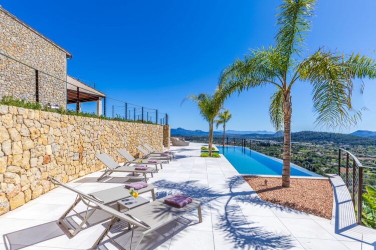 Finca Mariluz Luxus Villa Mallorca Mieten Pool Mit Palmen