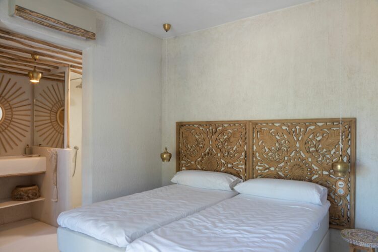 Finca Solo Verano Luxus Ferienhaus Mallorca Mieten Detail Schlafzimmer
