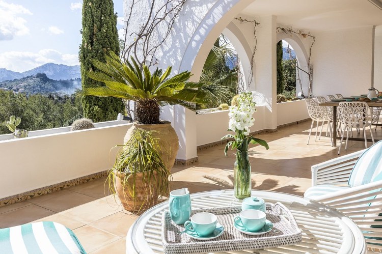 Mallorca Ferienhaus mit Panoramablick mieten - Villa Panoramic View Pollenca
