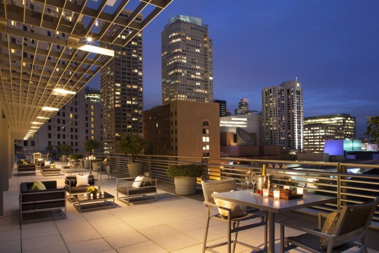 Four Seasons Hotel San Francisco Usa Terrasse