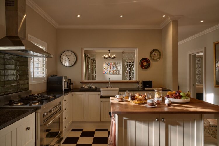 Franschhoek Cottage Luxus Ferienhaus Winelands Südafrika Mieten Küche