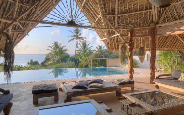 Garden Villa Luxus Ferienhaus Kenia Diani Beach Mieten Ausblick