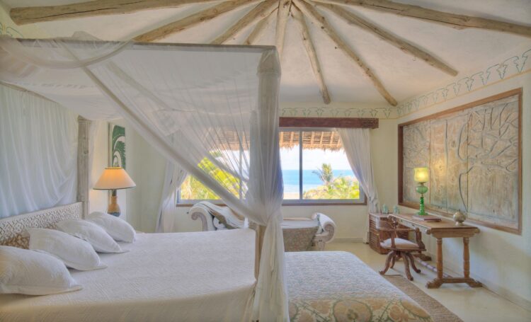 Garden Villa Luxus Ferienhaus Kenia Diani Beach Mieten Schlafzimmer