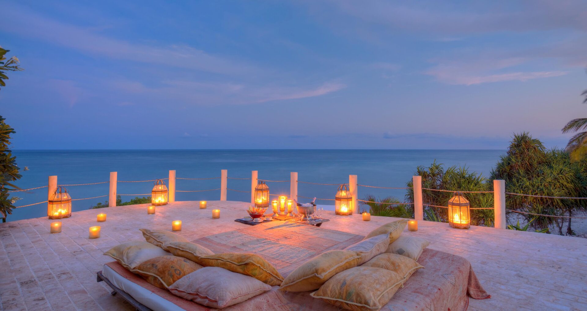 Garden Villa Luxus Ferienhaus Kenia Diani Beach Mieten Terrasse