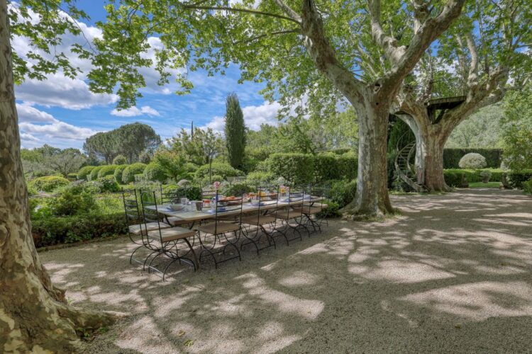 Garden With House Luxus Ferienvilla Provence Mieten Alfresco Dining