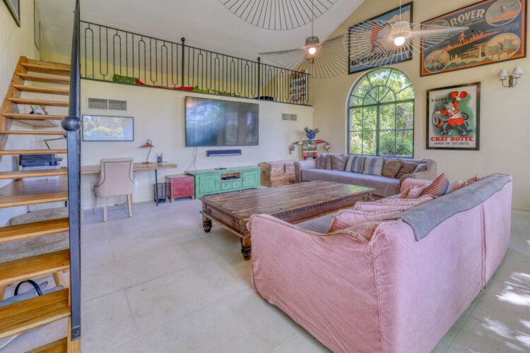 Garden With House Luxus Ferienvilla Provence Mieten Tv Room