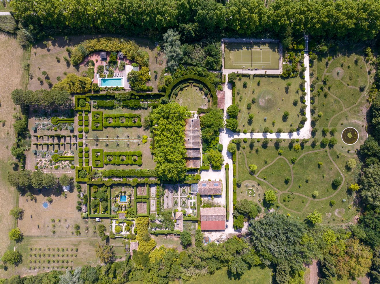 Garden With House Luxus Ferienvilla Provence Mieten Von Oben