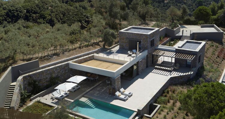 Good Life Villa I Luxus Ferienhaus Skiathos Griechenland Mieten Außen