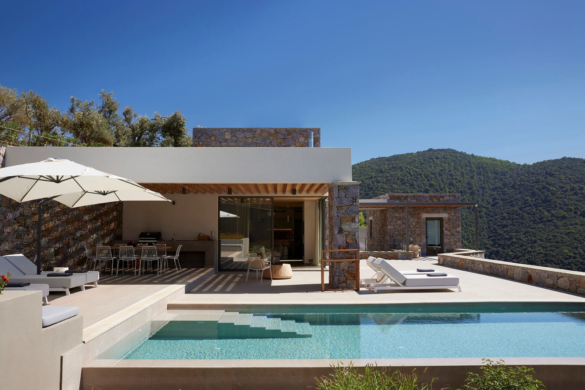 Good Life Villa I Luxus Ferienhaus Skiathos Griechenland Mieten Liegen