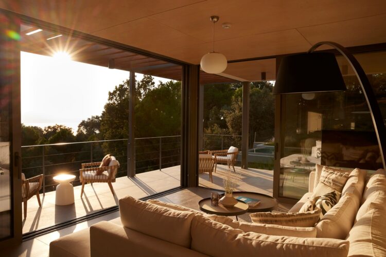 Good Life Villa Ii Luxus Ferienhaus Skiathos Griechenland Mieten Couch