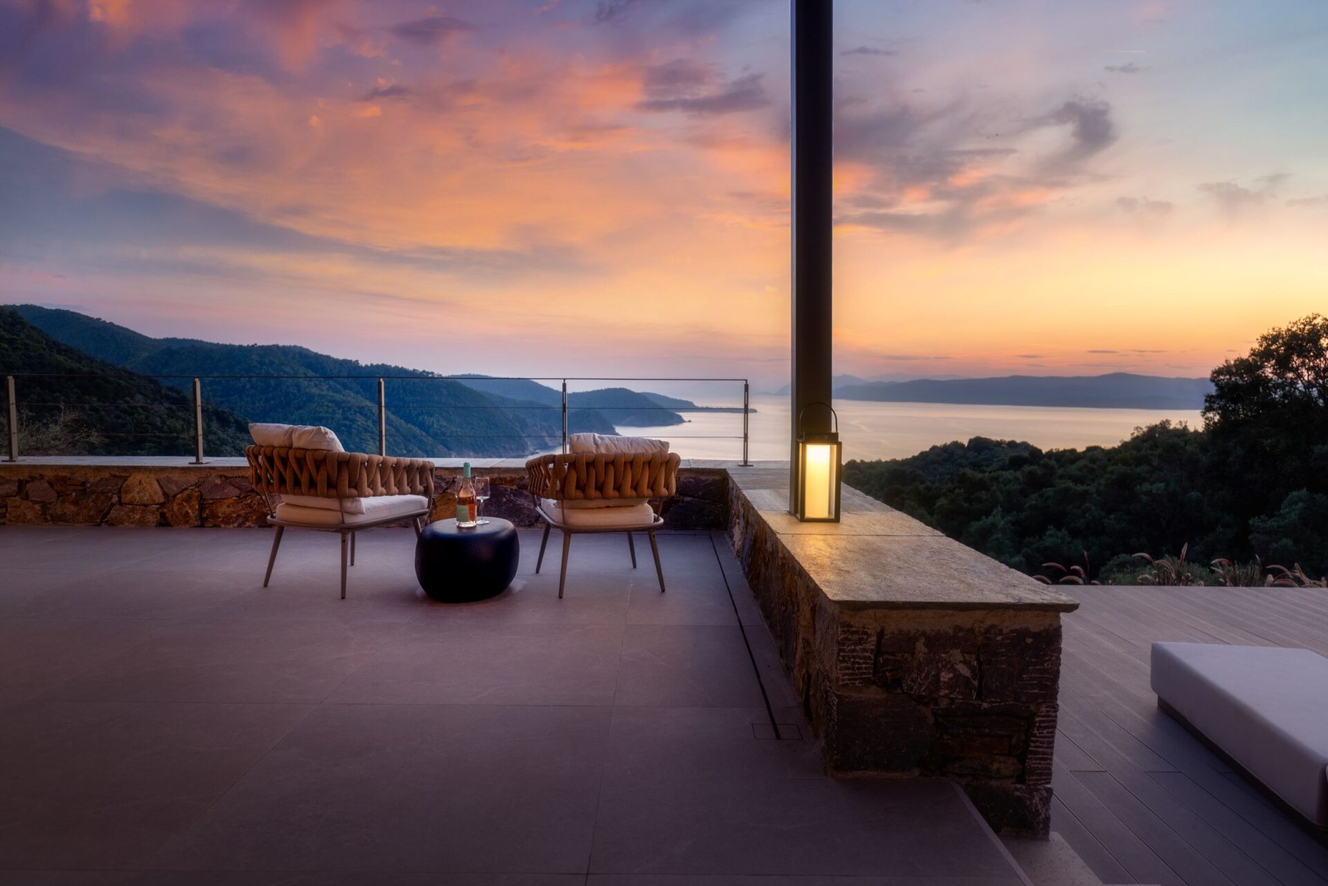 Good Life Villa Luxus Ferienhaus Skiathos Griechenland Mieten Ausblick