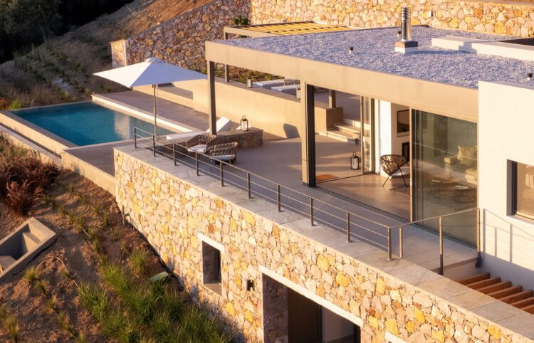 Good Life Villa Luxus Ferienhaus Skiathos Griechenland Mieten Außen