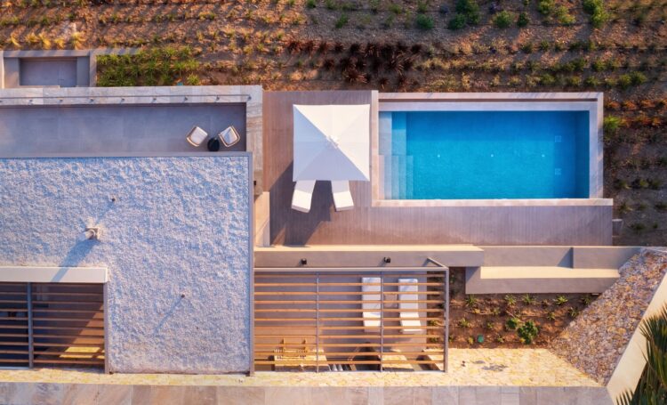 Good Life Villa Luxus Ferienhaus Skiathos Griechenland Mieten Drohne