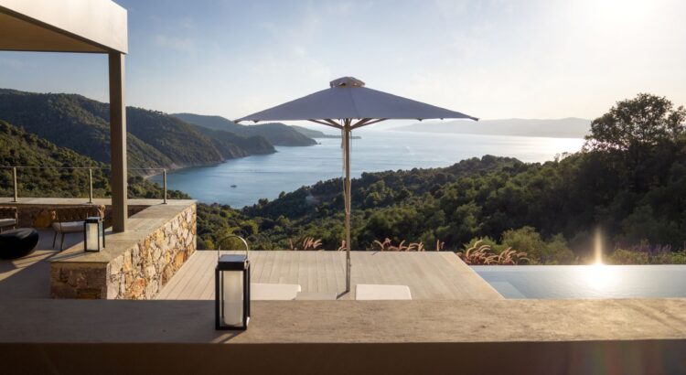 Good Life Villa Luxus Ferienhaus Skiathos Griechenland Mieten View