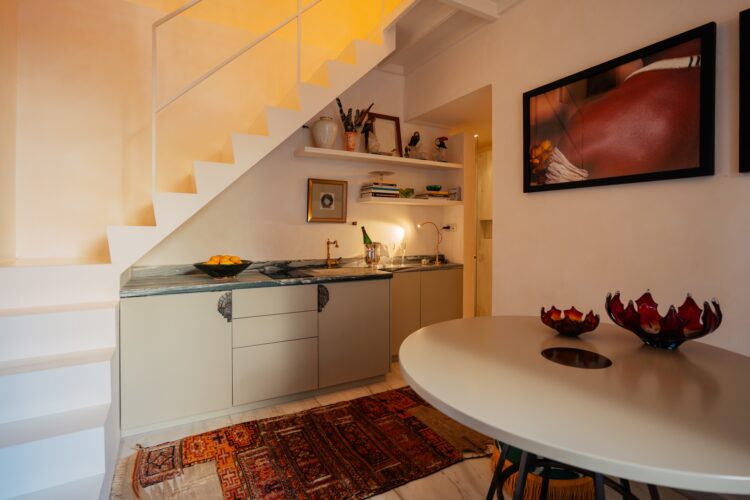 Guest Retreat Athen Luxus Apartment Athen Griechenland Mieten Küche