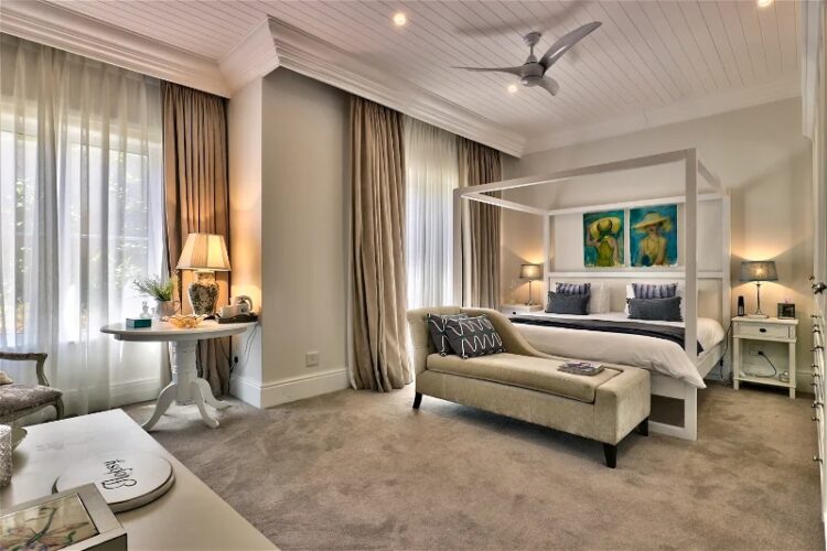 Hermanus Homestead Luxus Ferienvilla Bei Kapstadt Mieten Bett