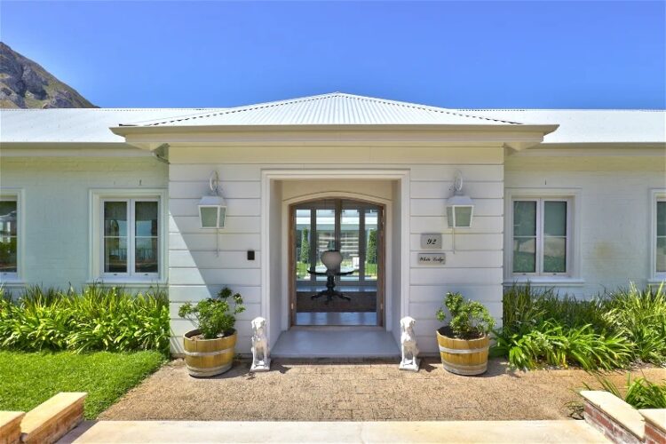 Hermanus Homestead Luxus Ferienvilla Bei Kapstadt Mieten Eingang