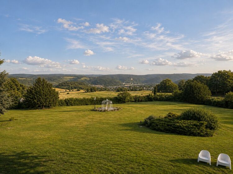 Hideaway Rheintal Luxus Ferienhaus Deutschland Mieten Ausblick