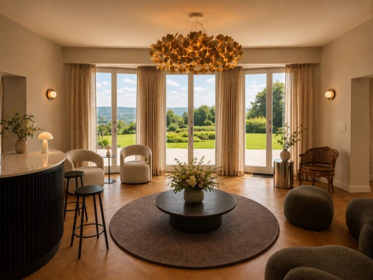 Hideaway Rheintal Luxus Ferienhaus Deutschland Mieten Living