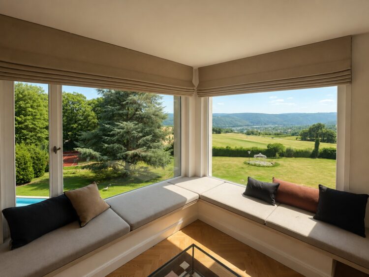 Hideaway Rheintal Luxus Ferienhaus Deutschland Mieten View