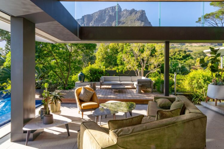 Higgovale Villa Luxus Ferienvilla Kapstadt Mit Pool Mieten Wohnzimmer